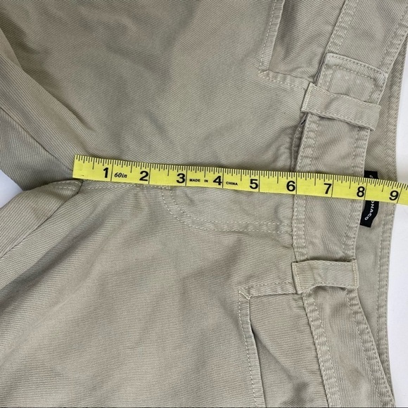 Club Monaco Y2K Lowrise tan flare leg Pants - Picture 3 of 6